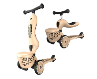 Hulajnoga nieelektryczna Scoot & Ride Highwaykick 1 Lifestyle Jeździk i hulajnoga 2w1 Leopard